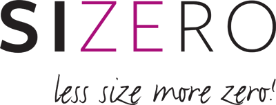 Logo Size Zero zwartpaars
